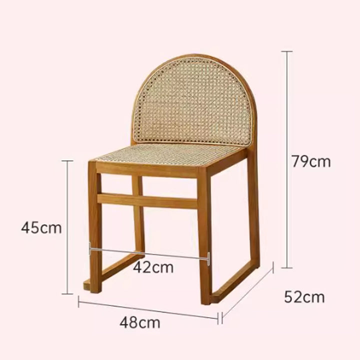 MAS-2904 Masdio Rustic Solid Wood Dining Chair
