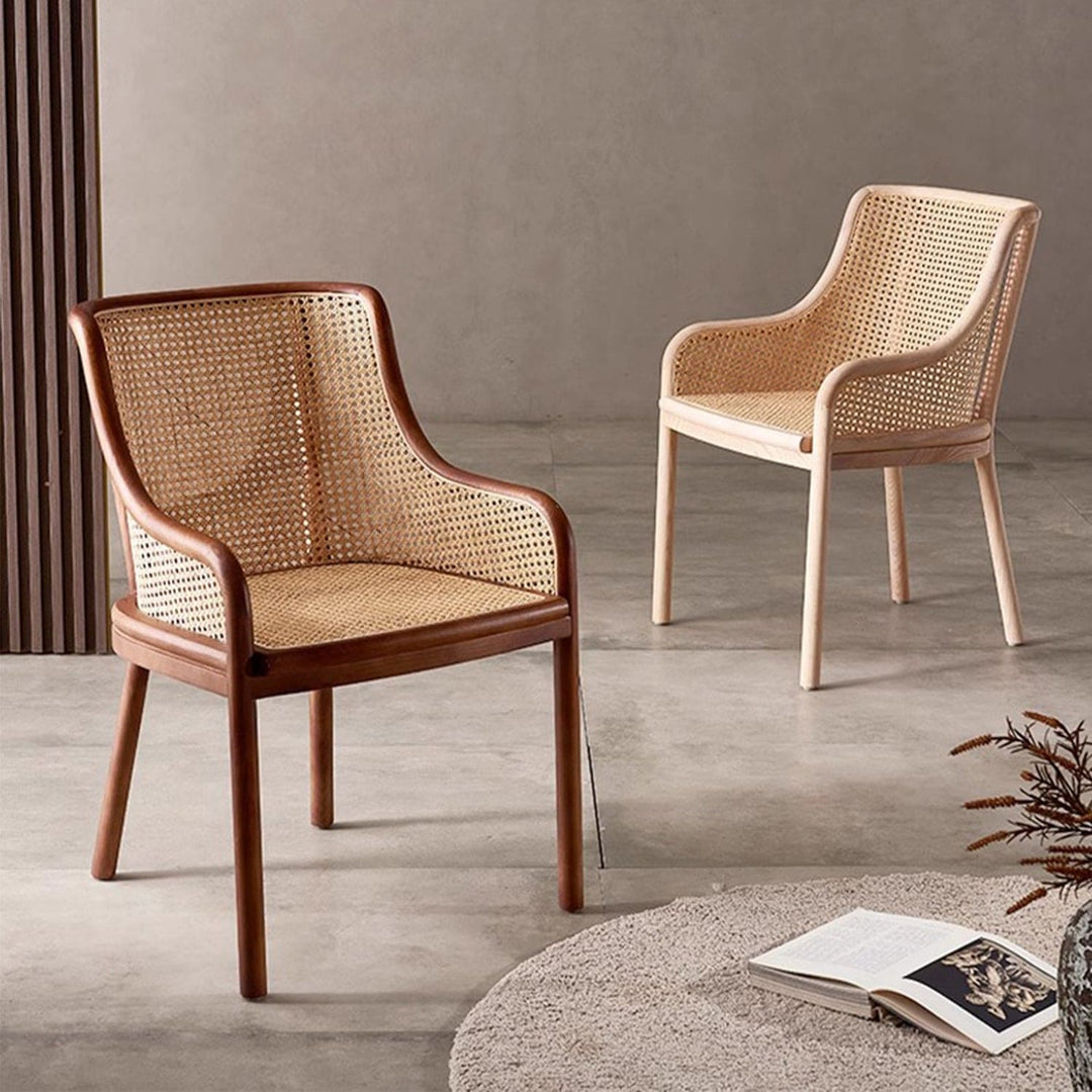 MAS-2906 Masdio Rustic Rattan Dining Chair