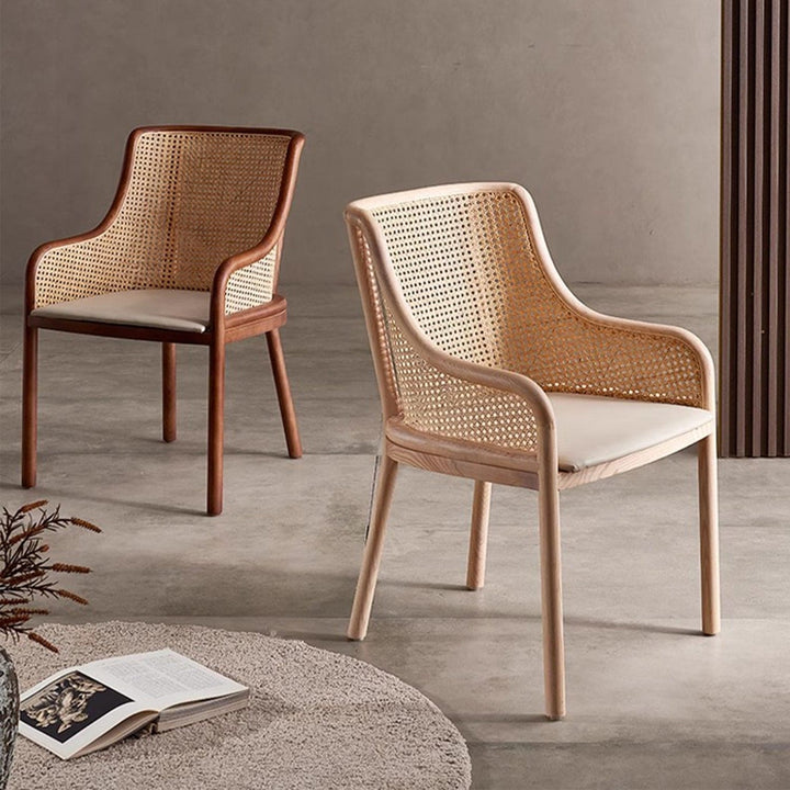 MAS-2906 Masdio Rustic Rattan Dining Chair