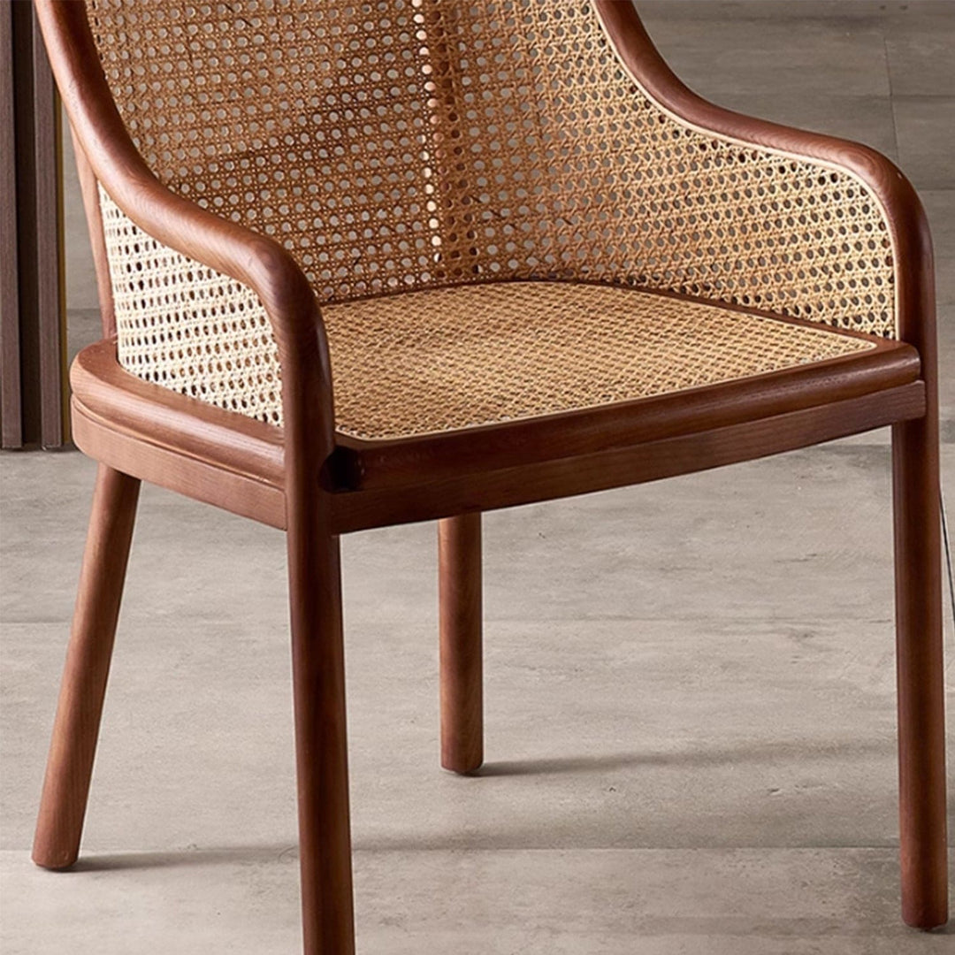 MAS-2906 Masdio Rustic Rattan Dining Chair
