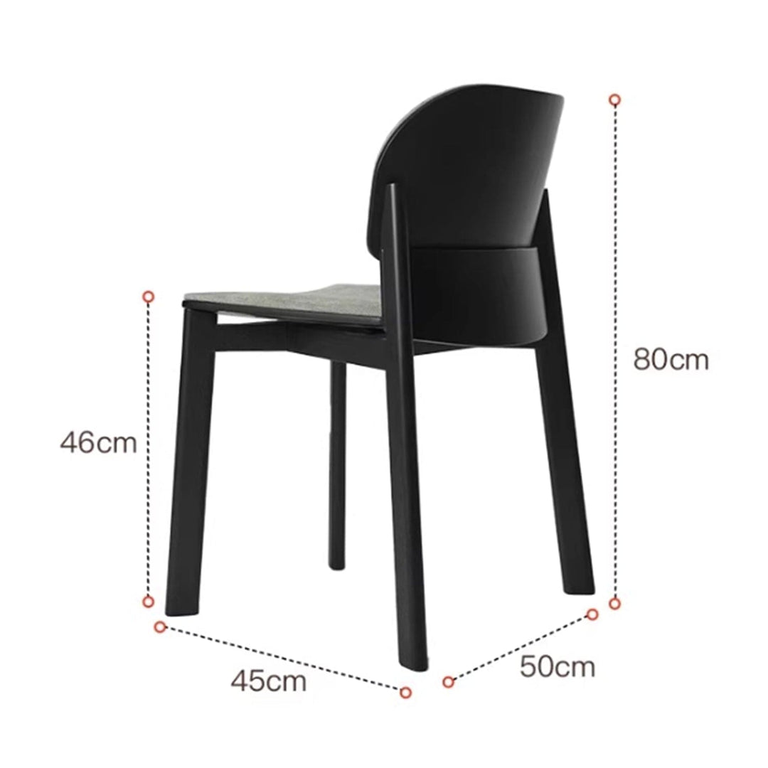 MAS-2908 Masdio Modern Solid Wood Dining Chair