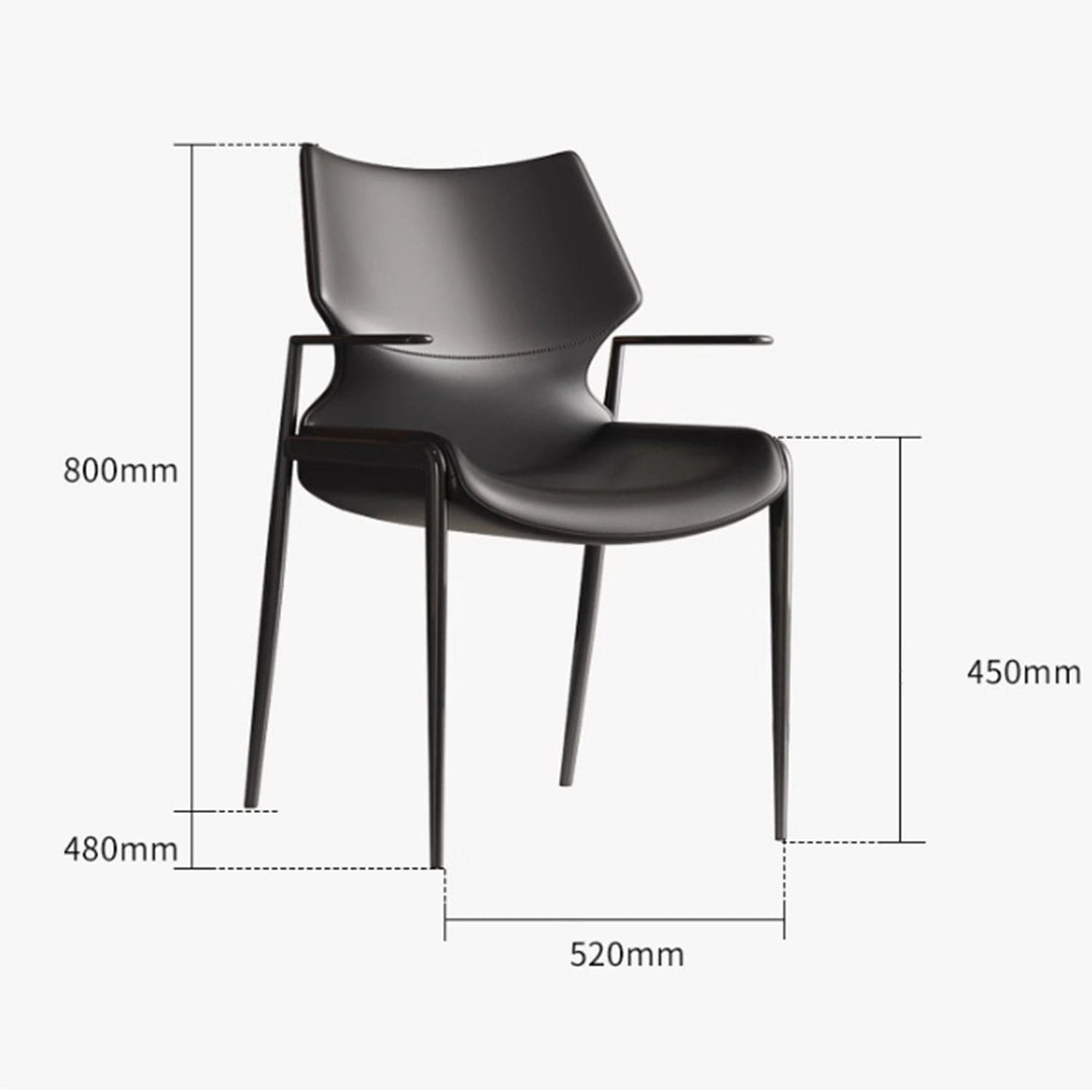 MAS-2909 Masdio Modern Leather Dining Chair