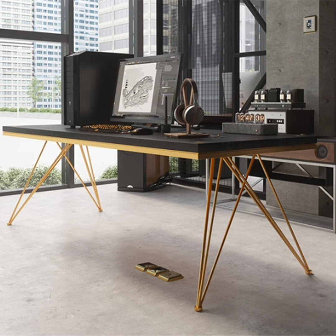 MAS-2936 Masdio Modern Industrial X Frame Dining Table