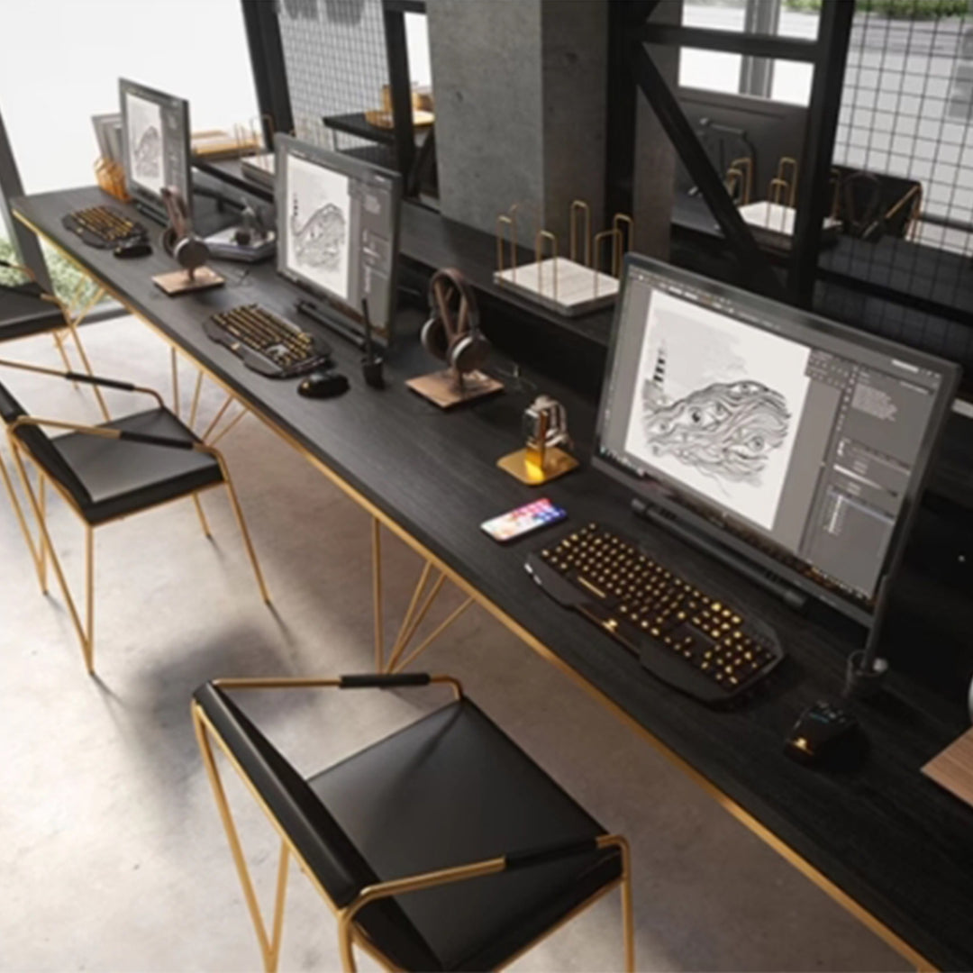 MAS-2936 Masdio Modern Industrial X Frame Dining Table