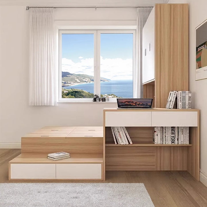 MAS-2962 Masdio Modern Storage Bed & Study Table