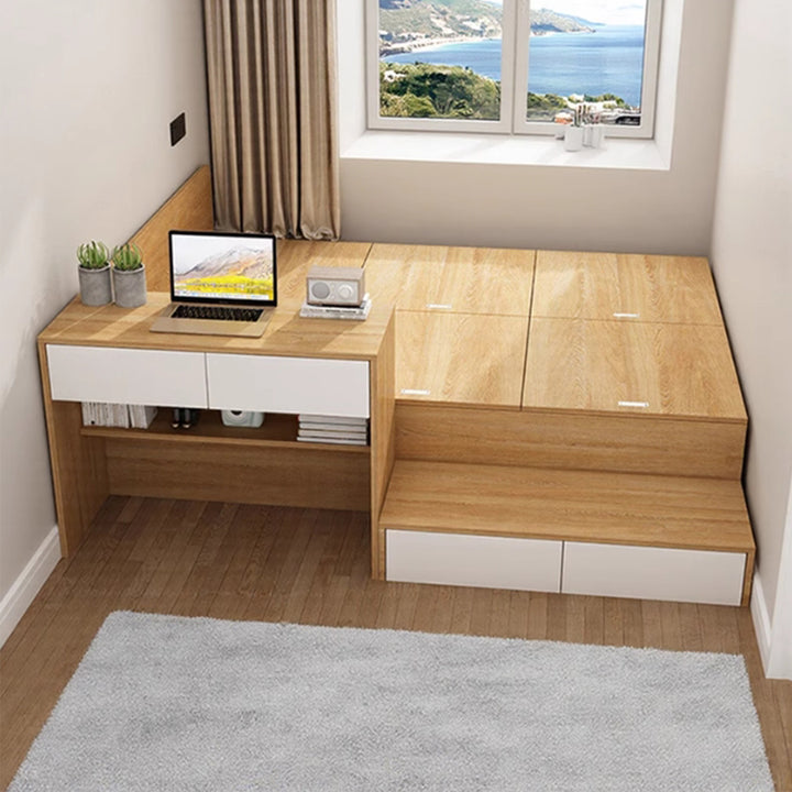 MAS-2962 Masdio Modern Storage Bed & Study Table