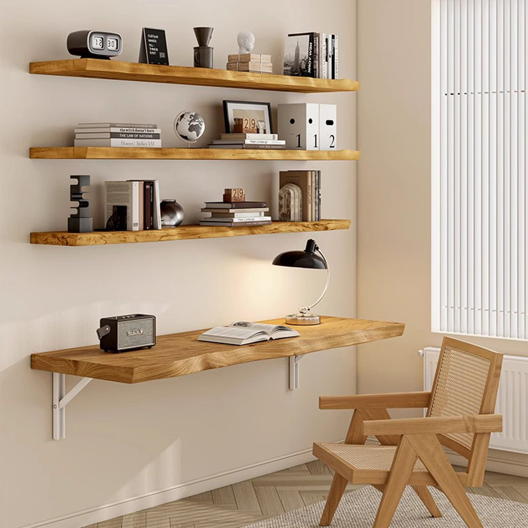 MAS-2967 Masdio Modern Solid Wood Floating Study Desk
