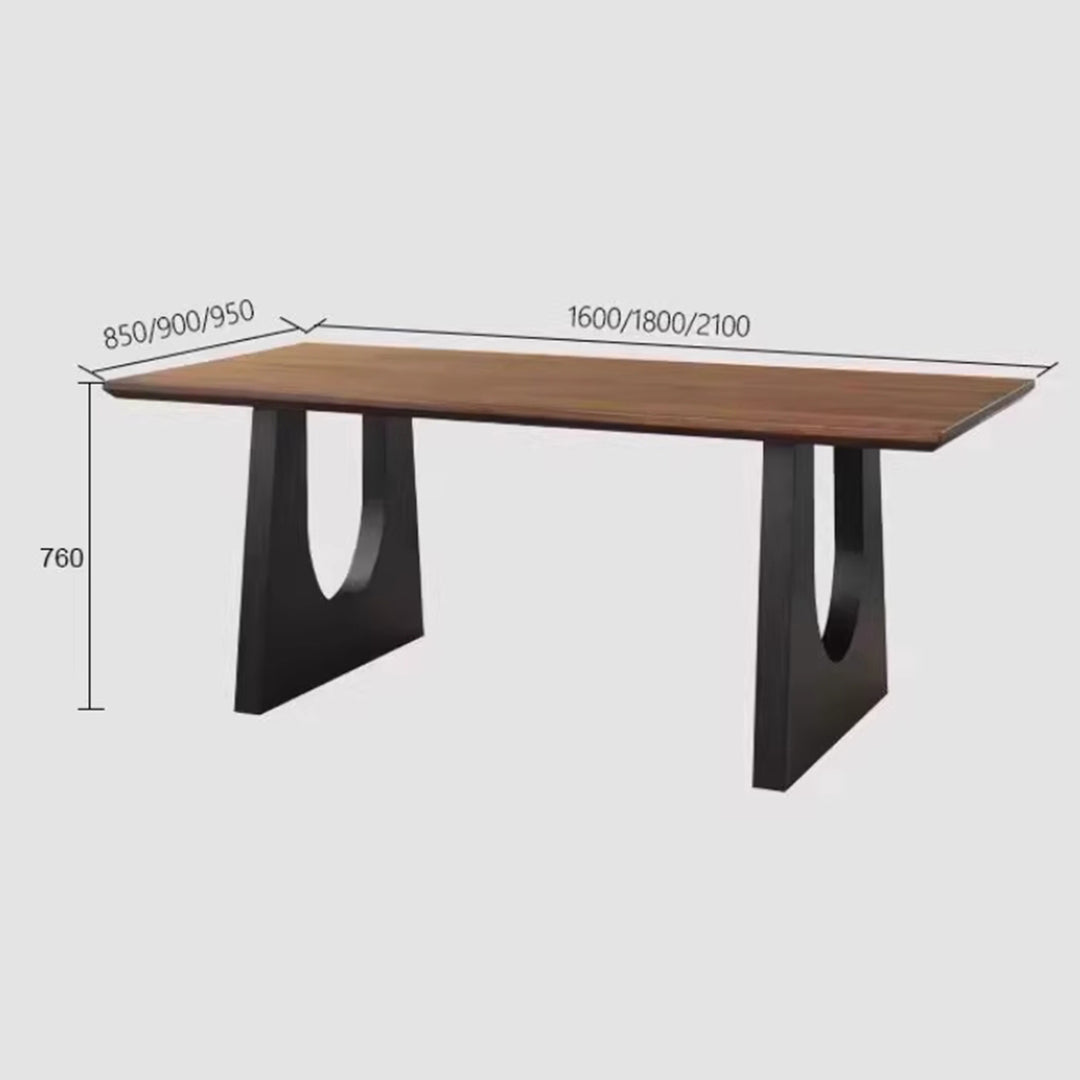MAS-2972 Masdio Japandi Solid Wood Study Table