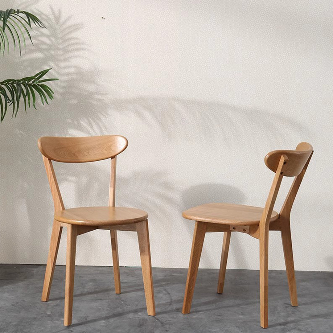 MAS-2985 Masdio Rustic Solid Wood Dining Chair