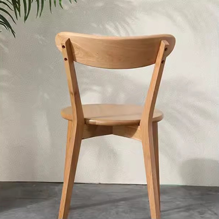 MAS-2985 Masdio Rustic Solid Wood Dining Chair