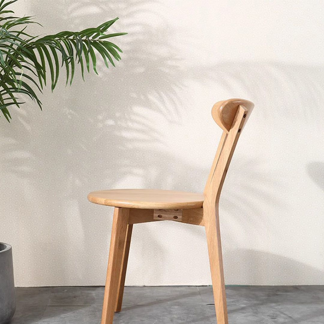 MAS-2985 Masdio Rustic Solid Wood Dining Chair