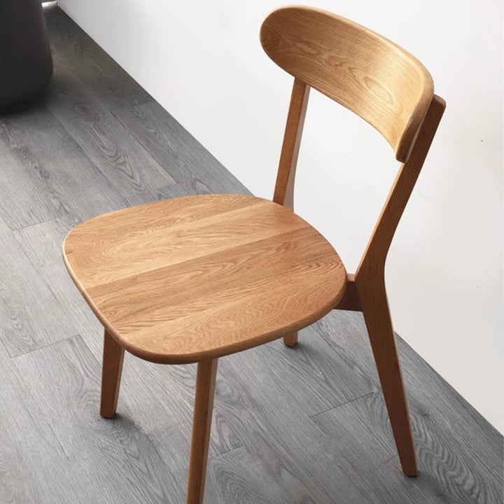MAS-2985 Masdio Rustic Solid Wood Dining Chair