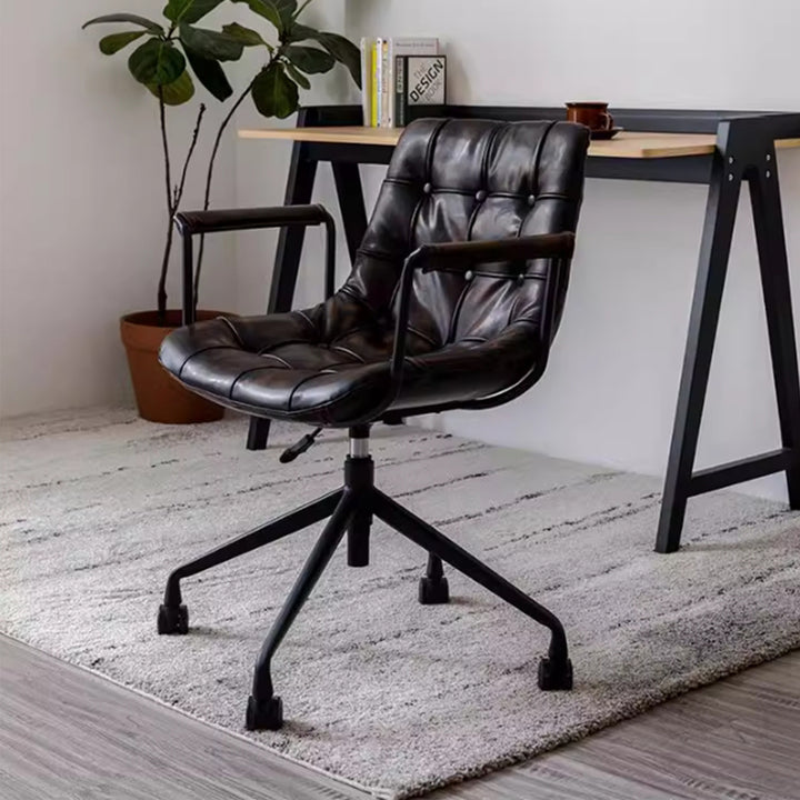 MAS-3001 Masdio Industrial Leather Swivel Office Chair