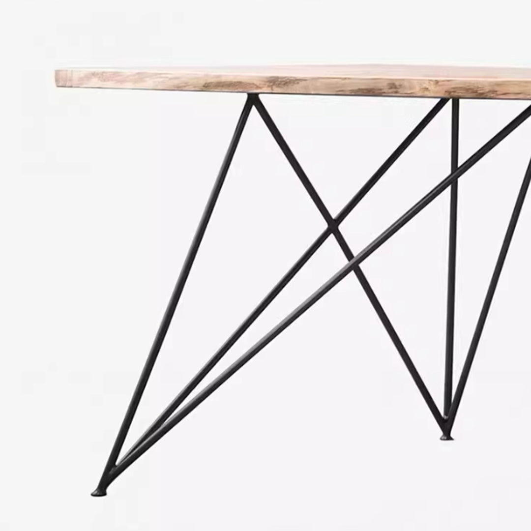 MAS-3023 Masdio Wooden Wire Frame Dining Office Table