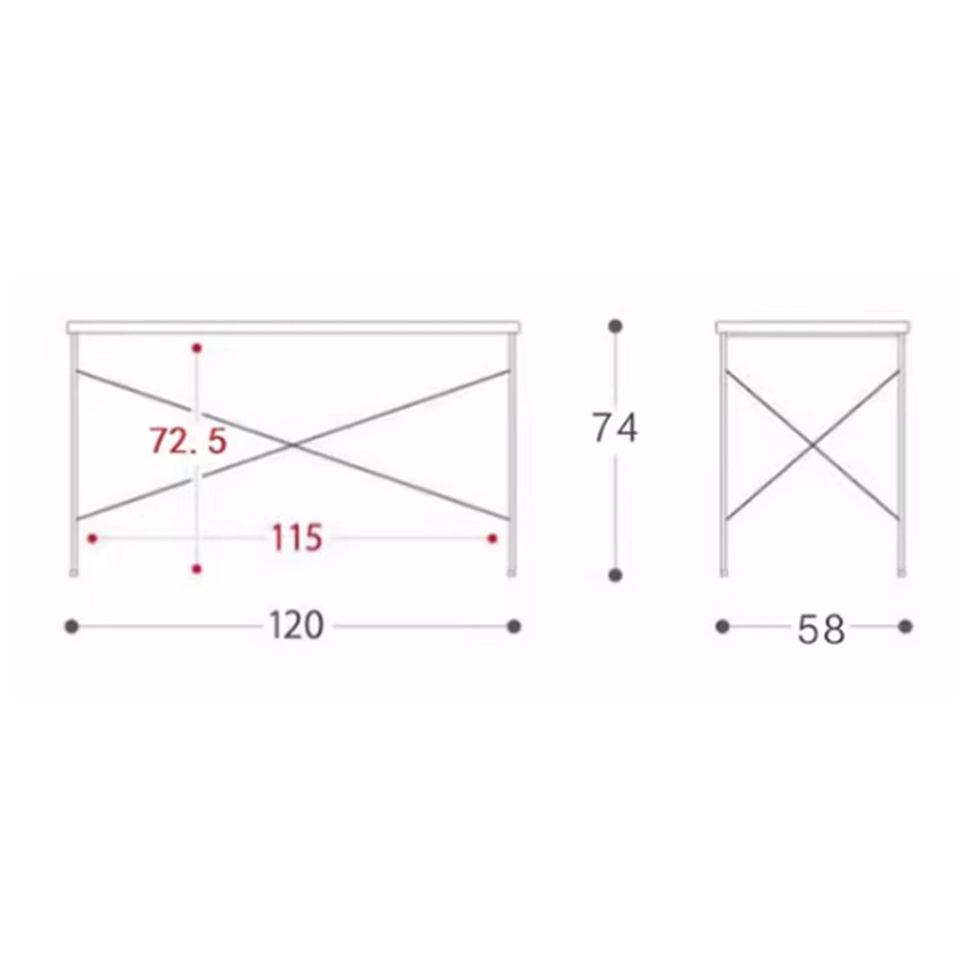 MAS-3032 Masdio Ultra Slim Office Study Table