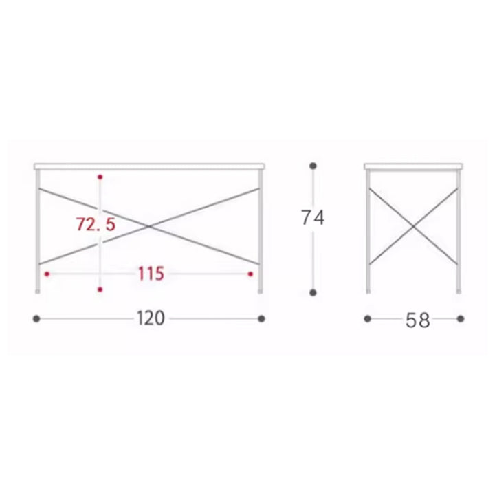 MAS-3032 Masdio Ultra Slim Office Study Table