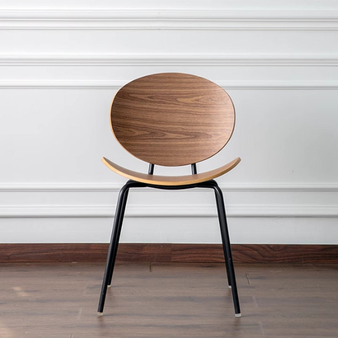 MAS-3034 Masdio Wood Clad Designer Dining Chair