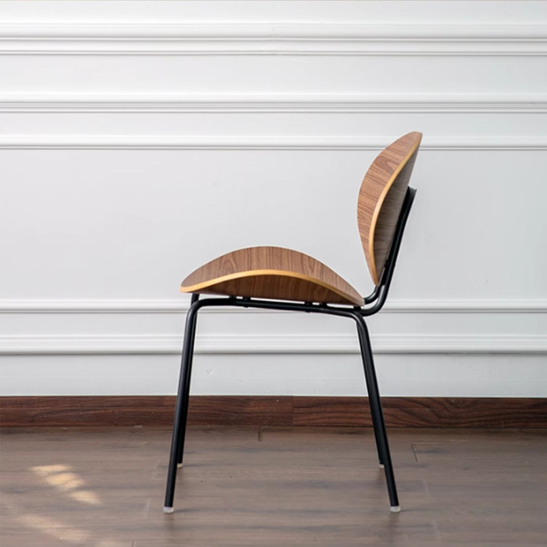 MAS-3034 Masdio Wood Clad Designer Dining Chair