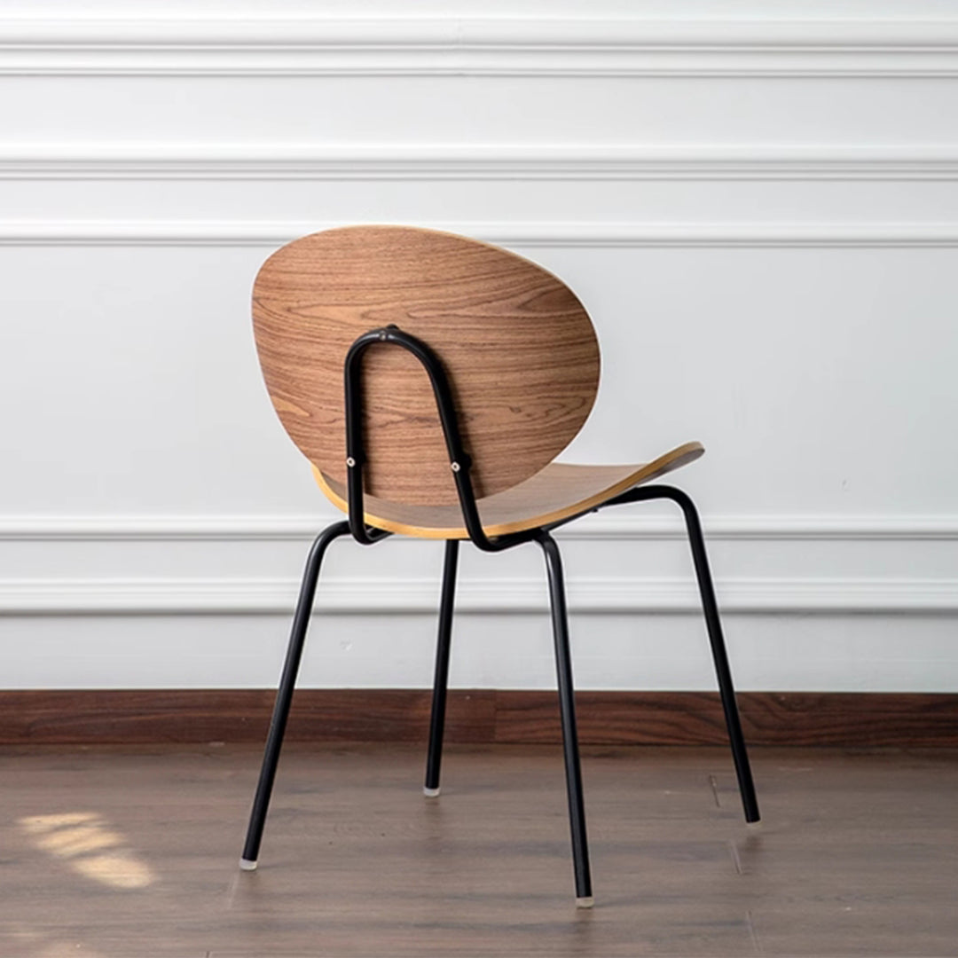 MAS-3034 Masdio Wood Clad Designer Dining Chair