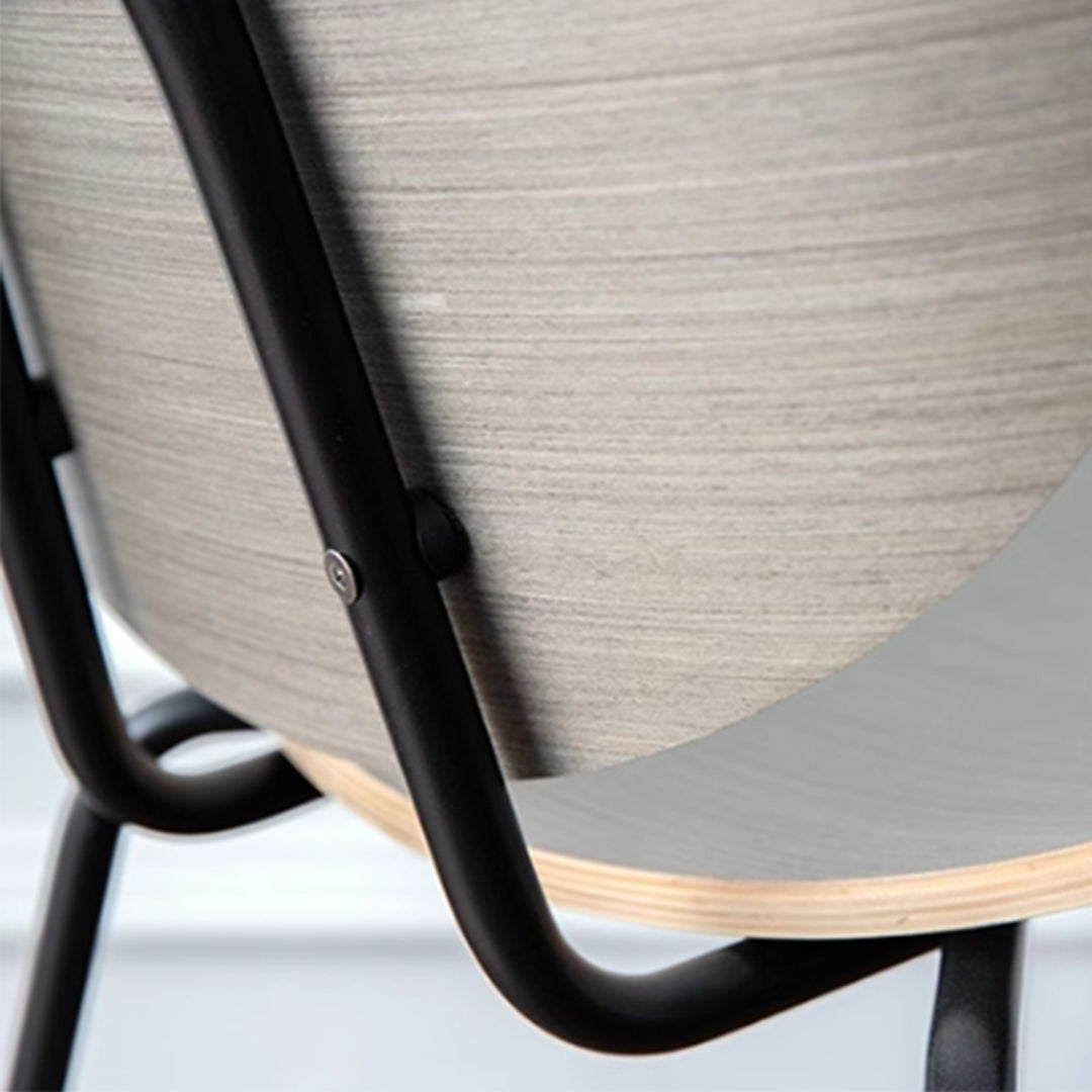 MAS-3034 Masdio Wood Clad Designer Dining Chair