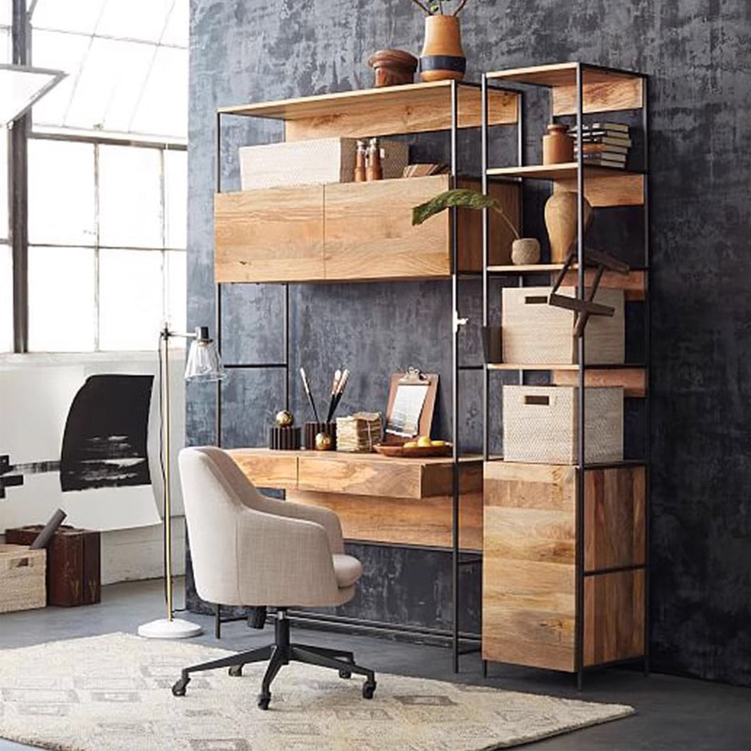 MAS-3036 Masdio Industrial Solid Oak Shelf