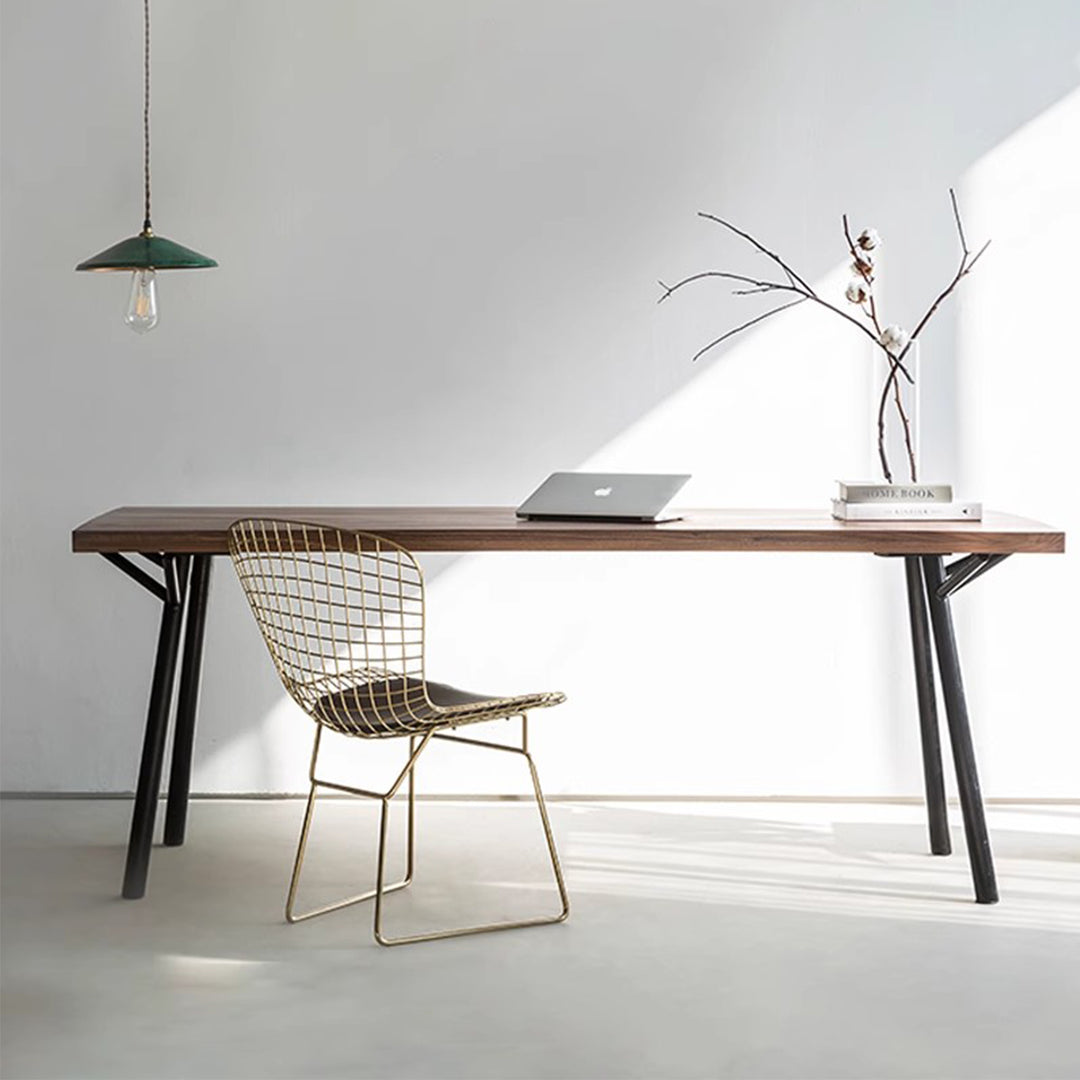 MAS-3041 Masdio Modern Industrial Solid Wood Study Table
