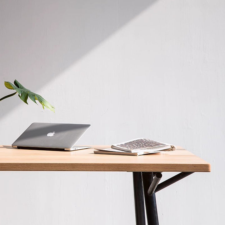 MAS-3041 Masdio Modern Industrial Solid Wood Study Table