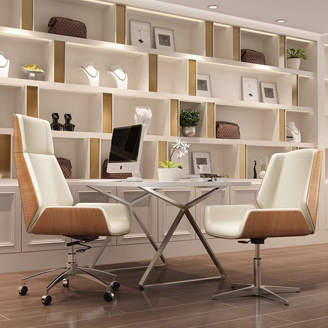 MAS-3048 Masdio Wood Clad Office Chair