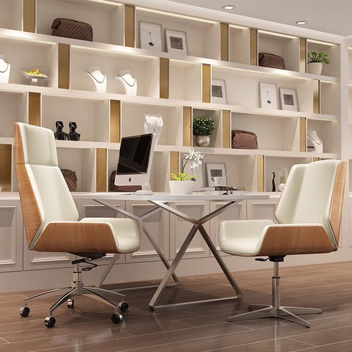 MAS-3048 Masdio Wood Clad Office Chair