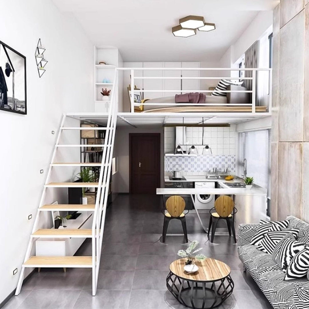 MAS-3059 Masdio Modern Industrial Loft Bed