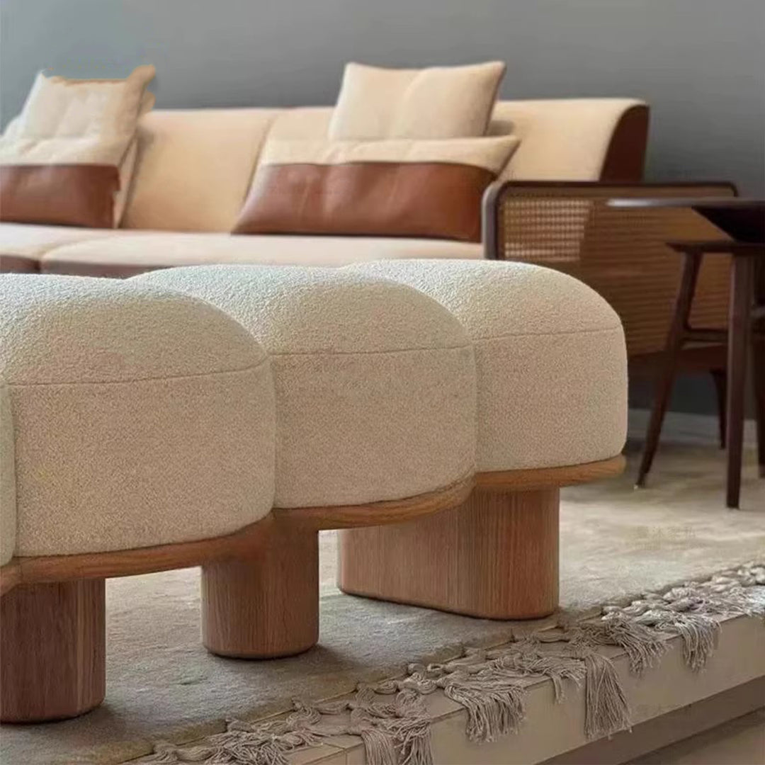 MAS-3069 Masdio Modern Boucle Bench