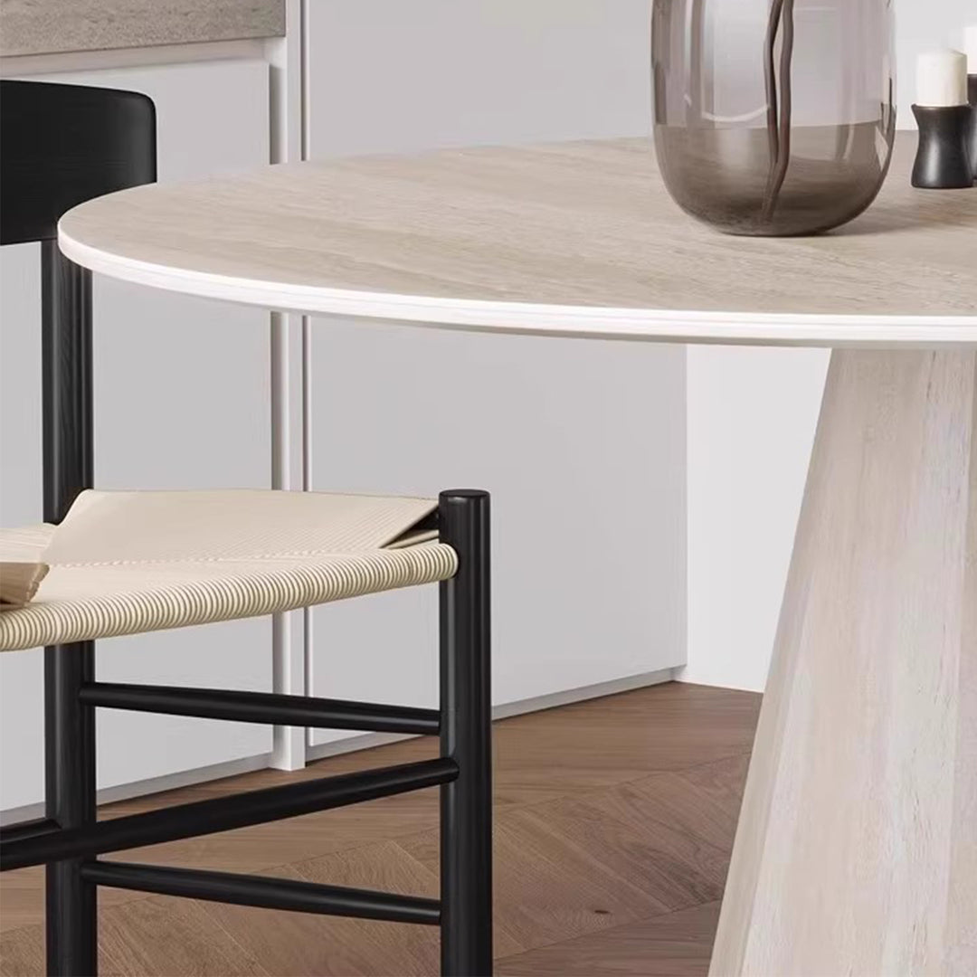 MAS-3071 Masdio Modern Travertine Dining Table