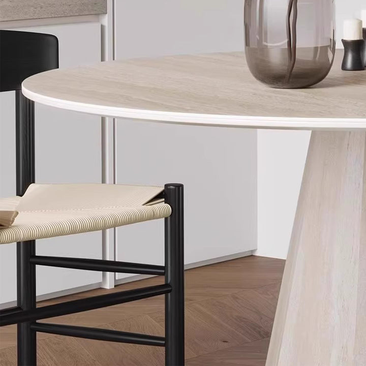 MAS-3071 Masdio Modern Travertine Dining Table