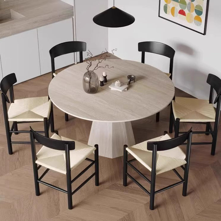 MAS-3071 Masdio Modern Travertine Dining Table