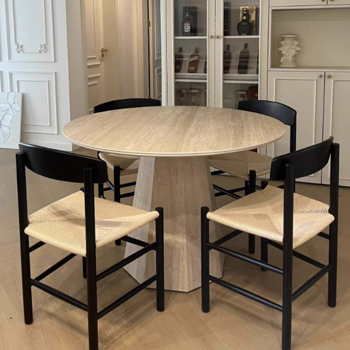 MAS-3071 Masdio Modern Travertine Dining Table