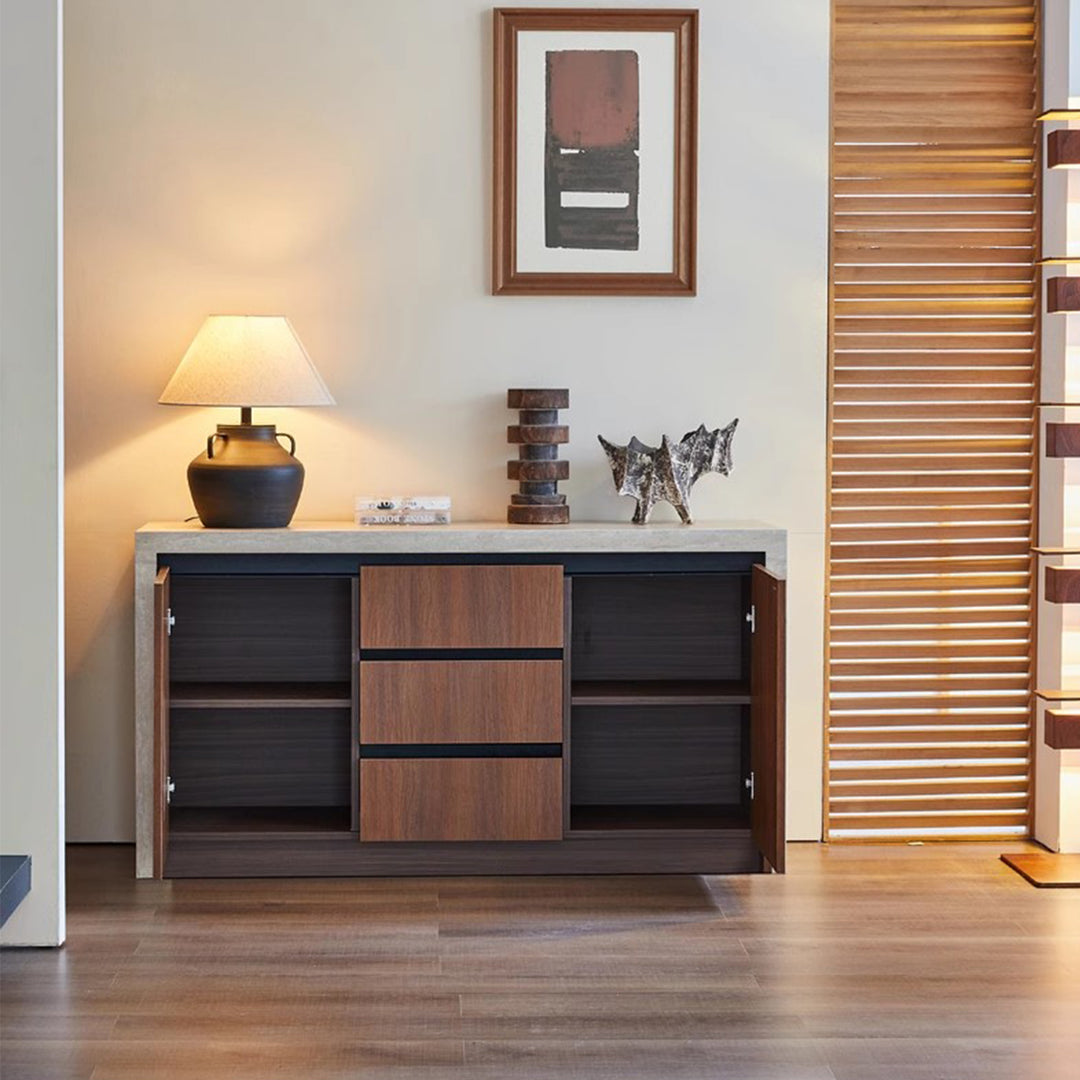 MAS-3076 Masdio Modern Travertine Sideboard