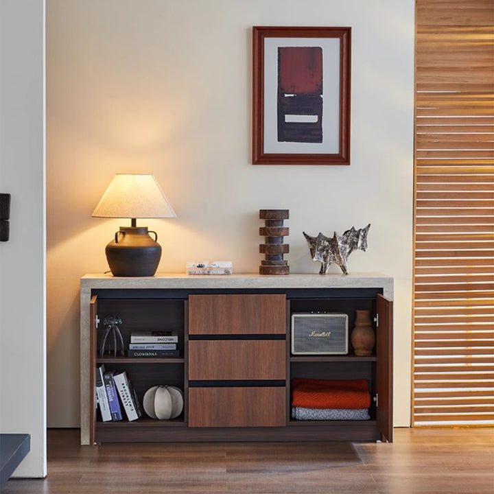 MAS-3076 Masdio Modern Travertine Sideboard