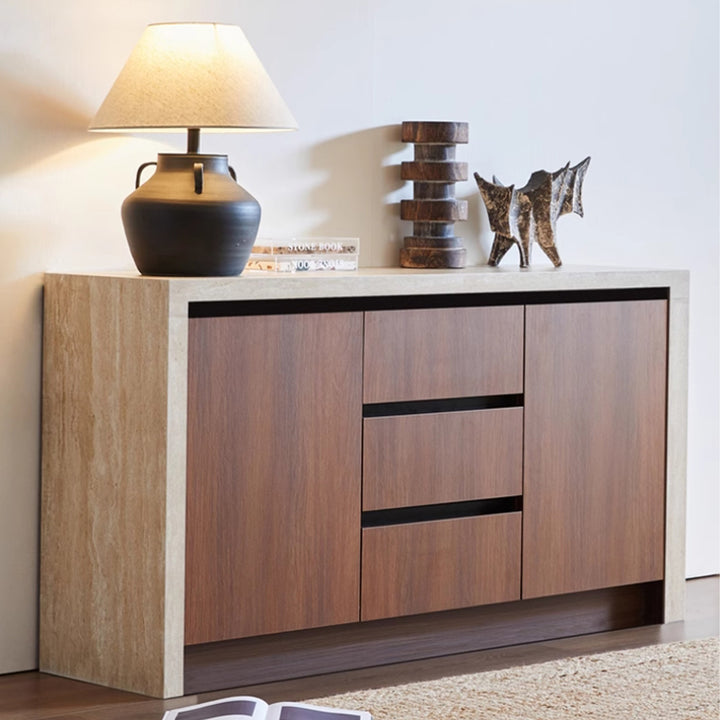 MAS-3076 Masdio Modern Travertine Sideboard