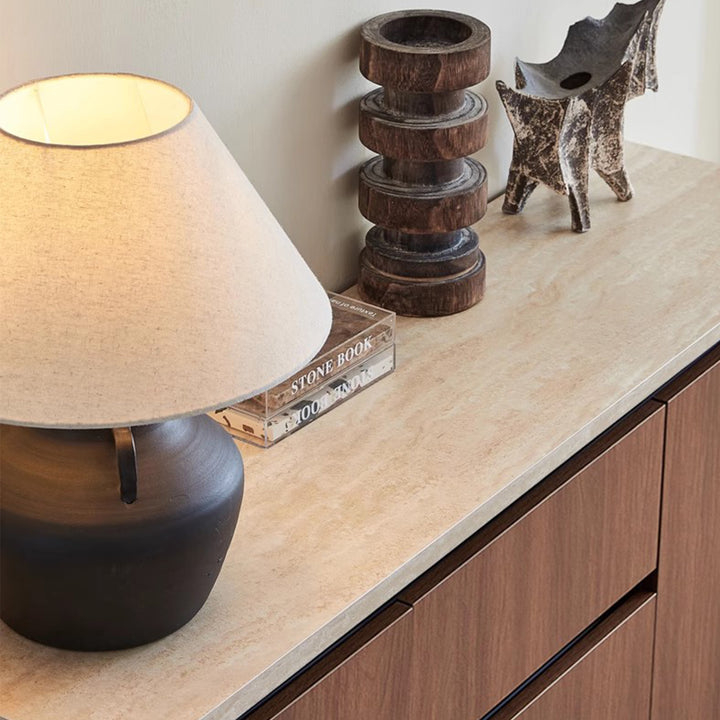 MAS-3076 Masdio Modern Travertine Sideboard