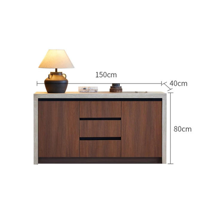 MAS-3076 Masdio Modern Travertine Sideboard