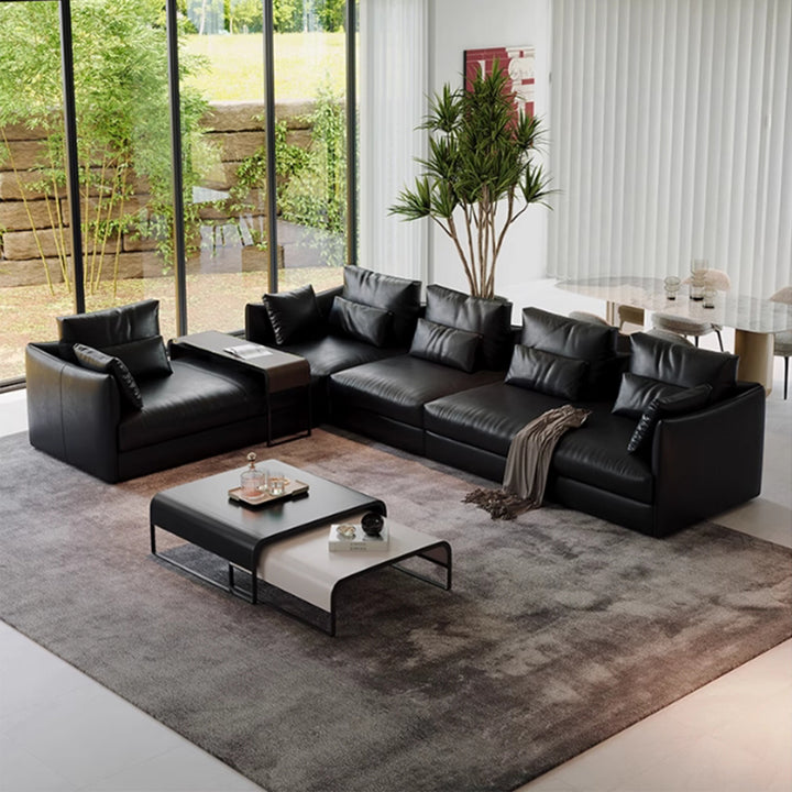 MAS-3090 Masdio Modern Genuine Leather Sofa