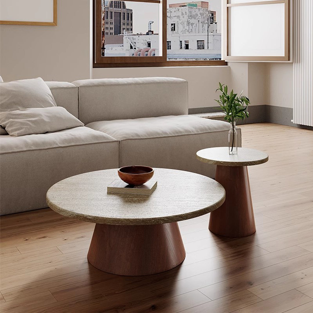 MAS-3097 Masdio Wabi Sabi Travertine Coffee Table