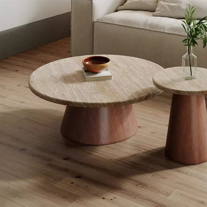MAS-3097 Masdio Wabi Sabi Travertine Coffee Table