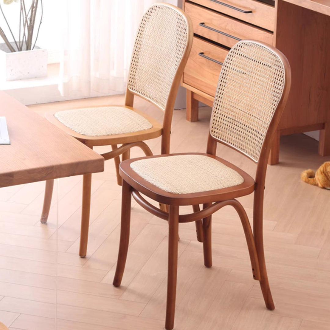 MAS-3129 Masdio Vintage Rattan Dining Chair