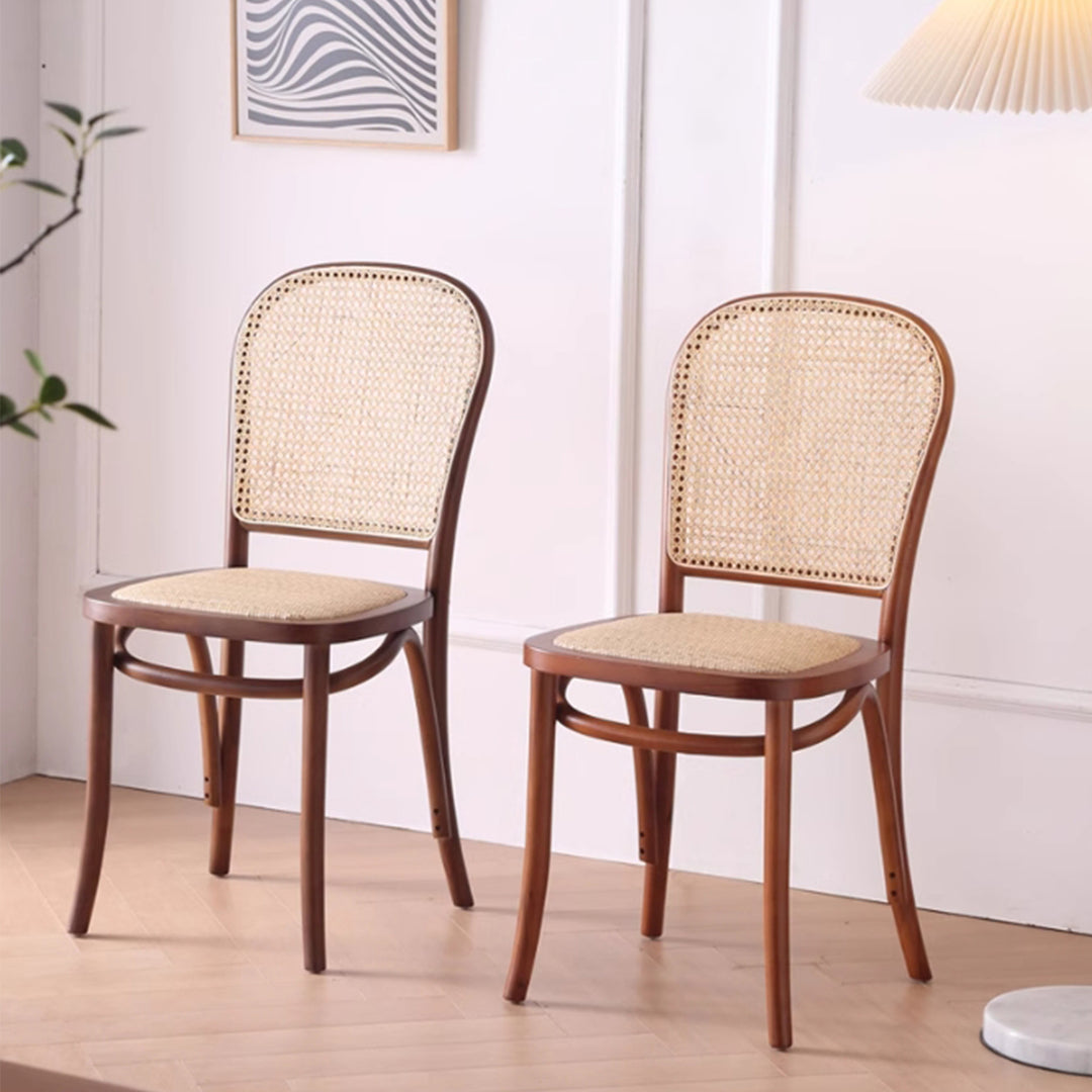 MAS-3129 Masdio Vintage Rattan Dining Chair