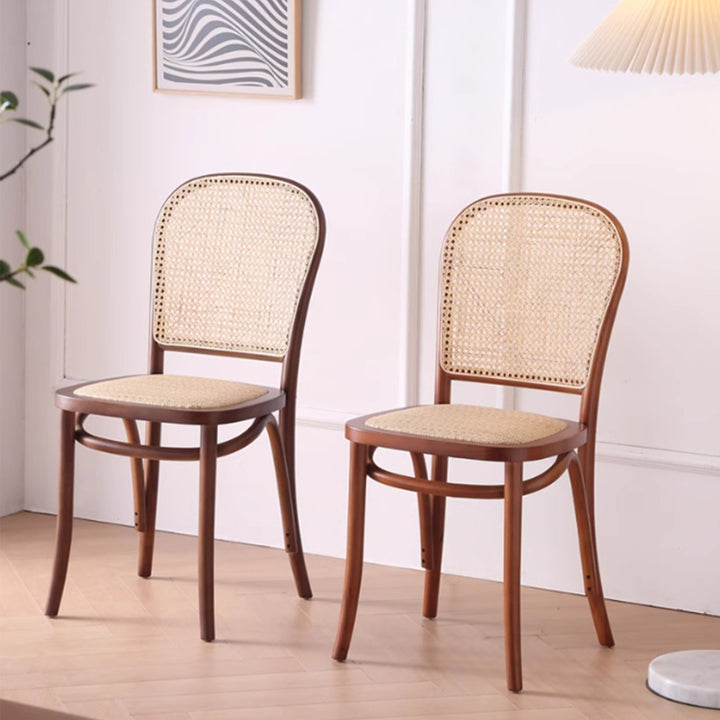 MAS-3129 Masdio Vintage Rattan Dining Chair