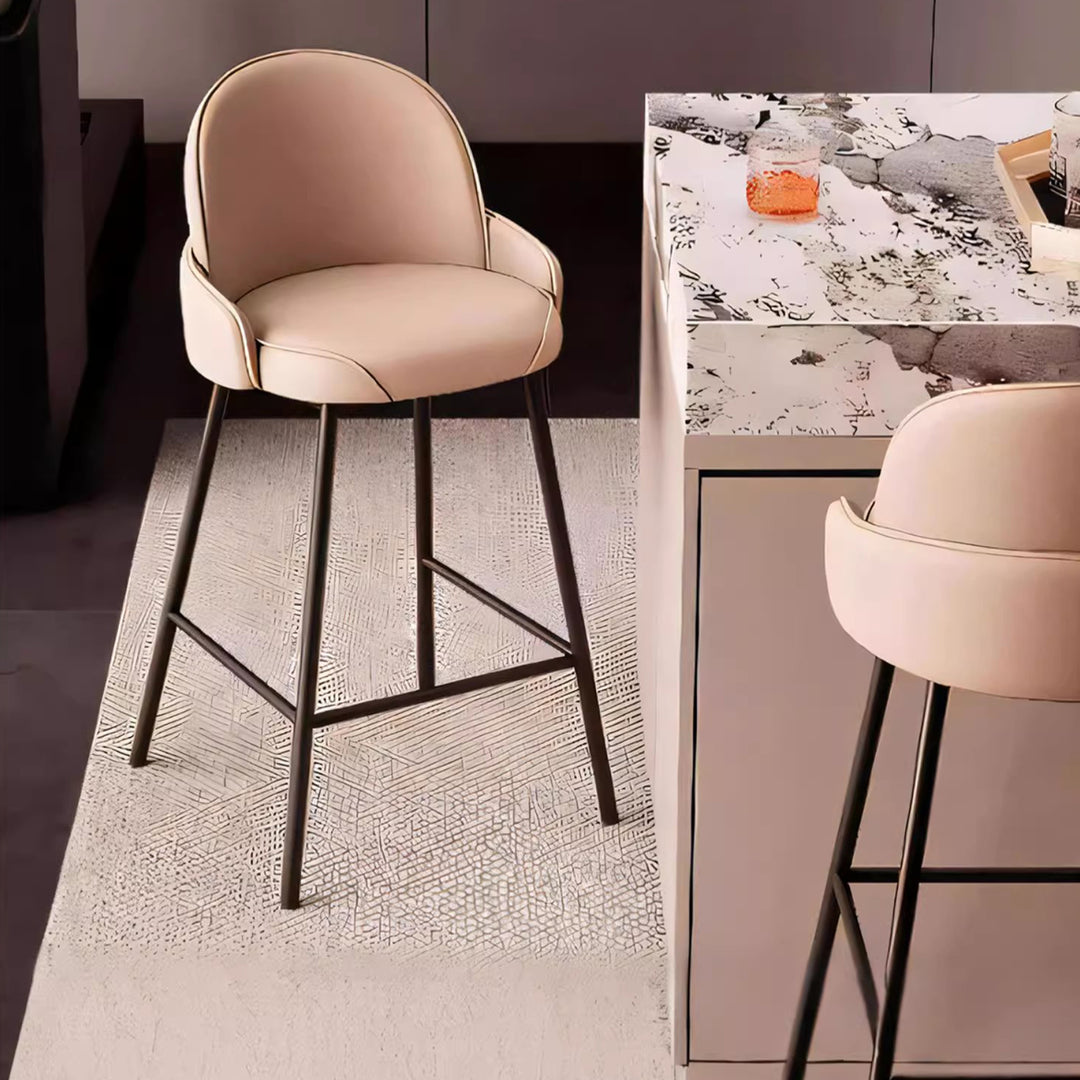MAS-3156 Masdio Modern Leather Bar Stool