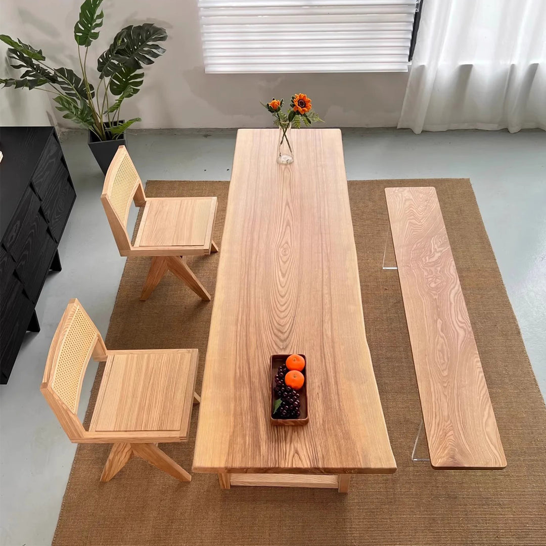 MAS-3171 Masdio Oak Wood Dining Table Slab