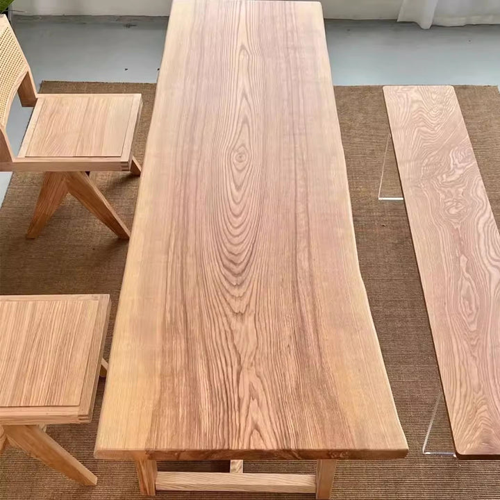 MAS-3171 Masdio Oak Wood Dining Table Slab