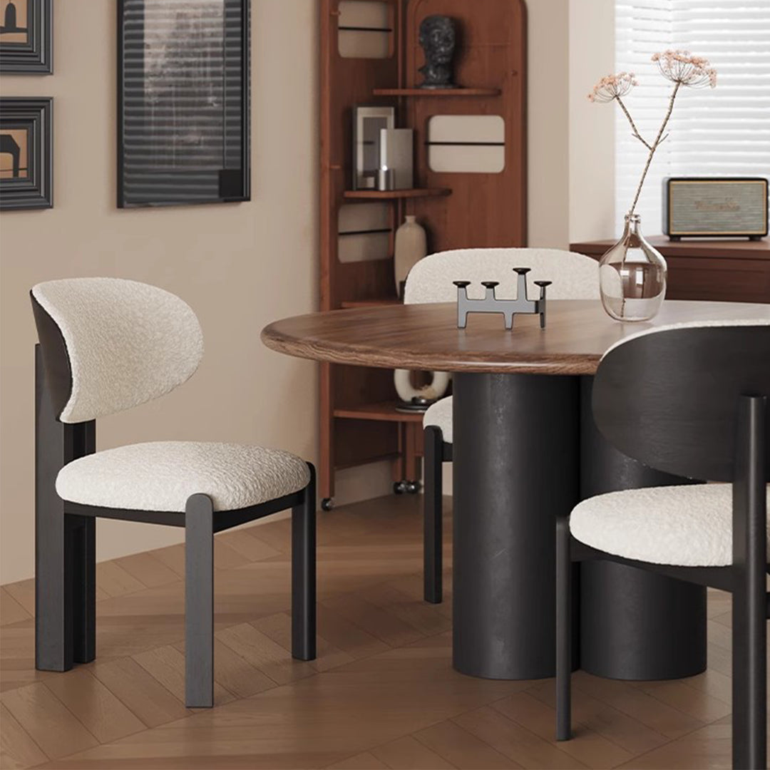 MAS-3184 Masdio Modern Boucle Dining Chair